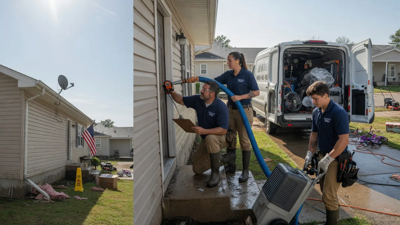 Ceiling Water Damage Restoration in Gore, OK near me